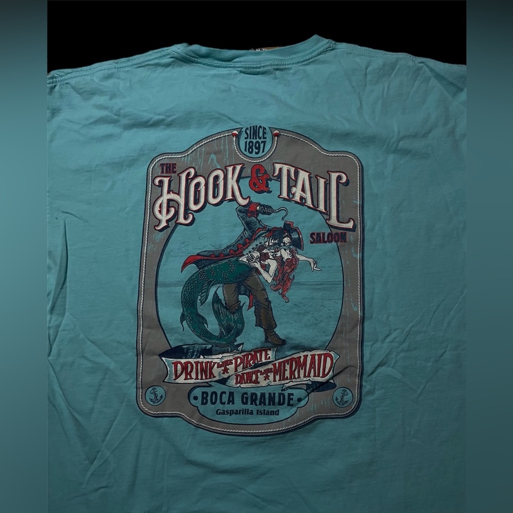 THE HOOK & TAIL SALOON BOCA GRANDE SHIRT